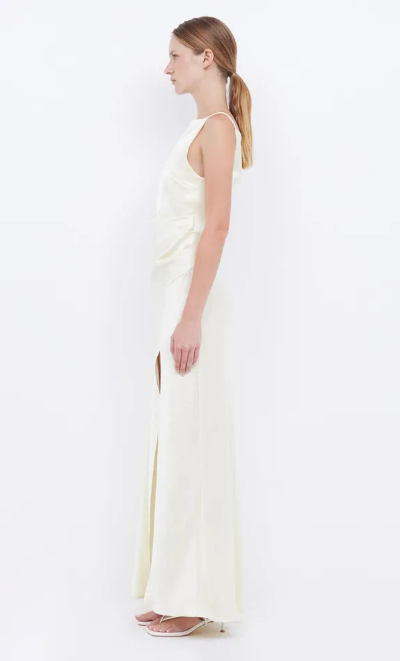Bec Bridge Wedding Guest Women THE DREAMER MAXI DRESS 8211 ICE YELLOW