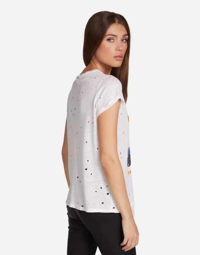 Bess Def Leppard Truck Milk Women039s Lauren Moshi Short Sleeve