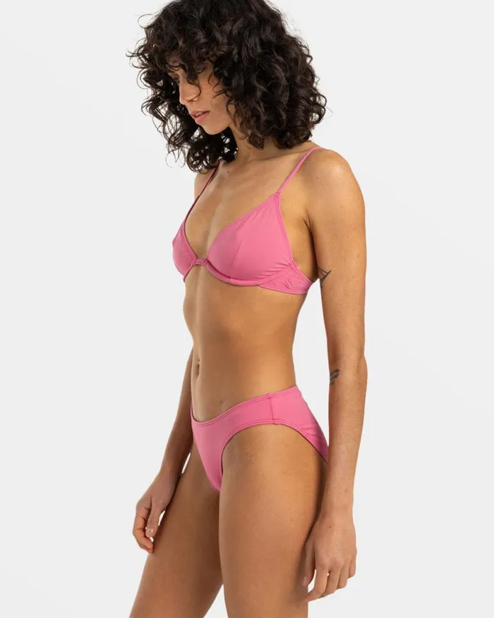 Billabong Bikinis Sol Searcher Lowrider Bikini Bottoms Berry Pink 8211 Women