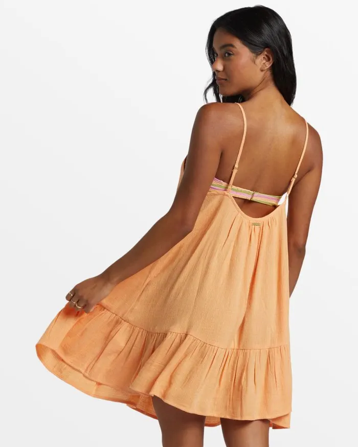 Billabong Dresses Beach Vibes Beach CoverUp Tangy Peach 8211 Women