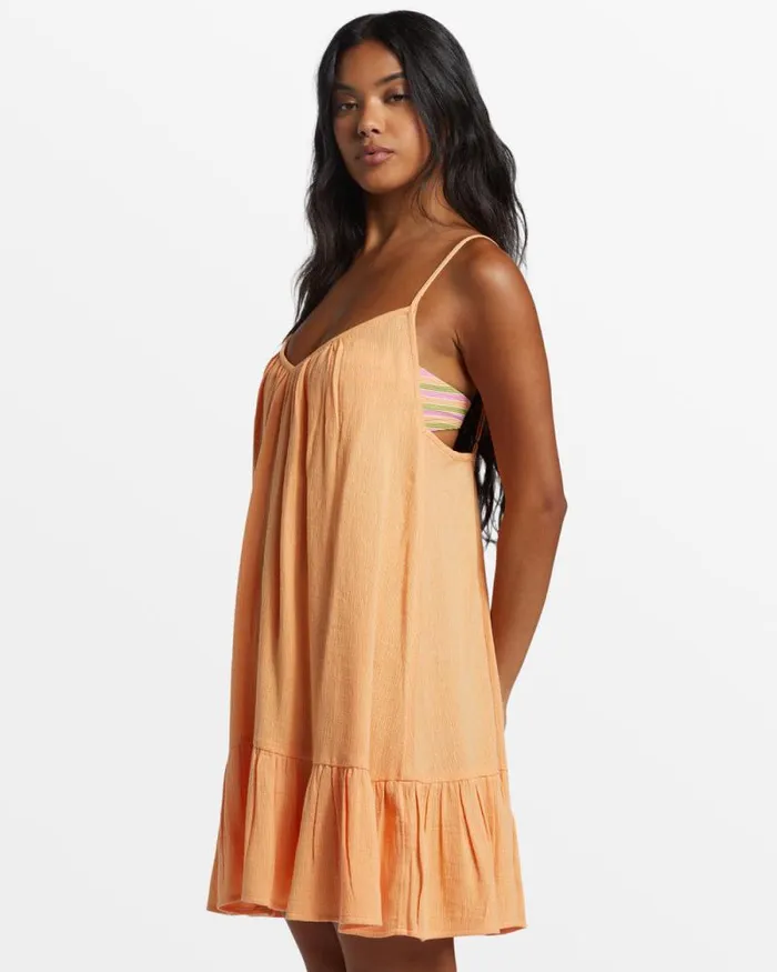 Billabong Dresses Beach Vibes Beach CoverUp Tangy Peach 8211 Women