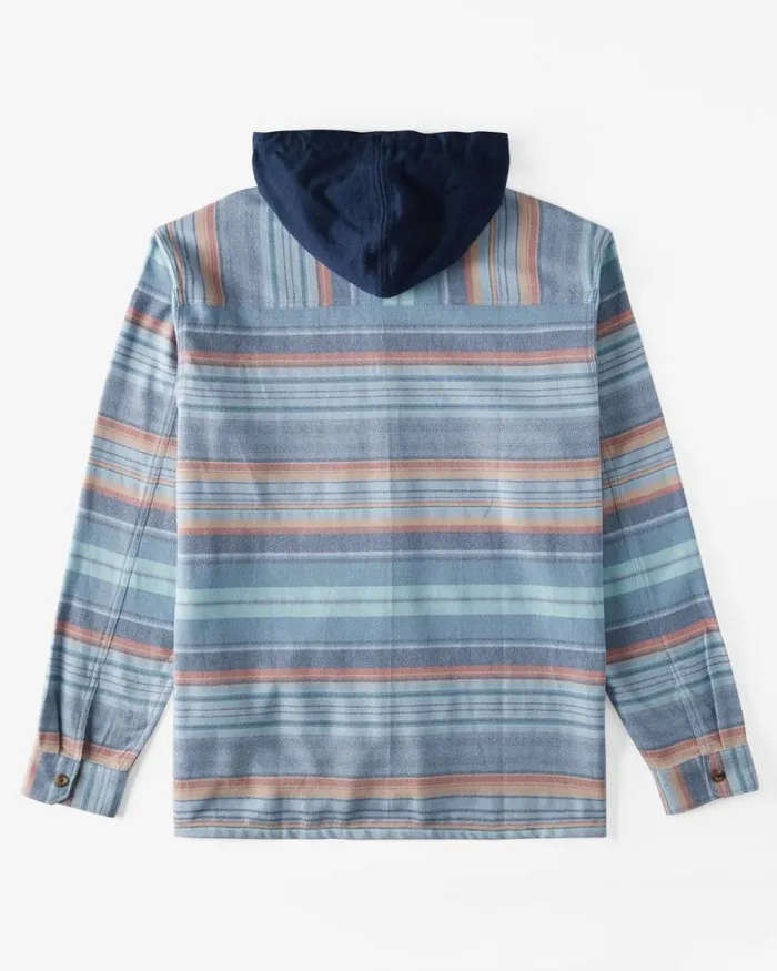 Billabong Flannels Baja Hooded Long Sleeve Flannel Shirt Maya Blue 8211 Men Billabong Flannels Baja Hooded Long Sleeve Flannel Shirt Maya Blue 8211 Men