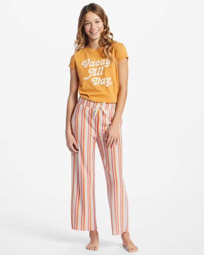 Billabong Girls039 Bottoms Girls No Homework Pants Hibiscus 8211 Women