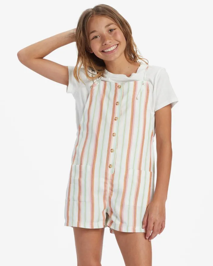 Billabong Girls039 Dresses and Rompers Girls Wave Watch Romper Fresh Nectar 8211 Women