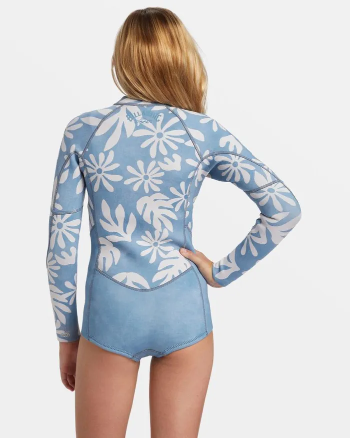 Billabong Girls039 Swim Girls 814 22mm Salty Dayz Natural Upcycler Front Zip Long Sleeve Springsuit Blue Shadow 8211 Women Billabong Girls039 Swim Girls 814 22mm Salty Dayz Natural Upcycler Front Zip Long Sleeve Springsuit Blue Shadow 8211 Women