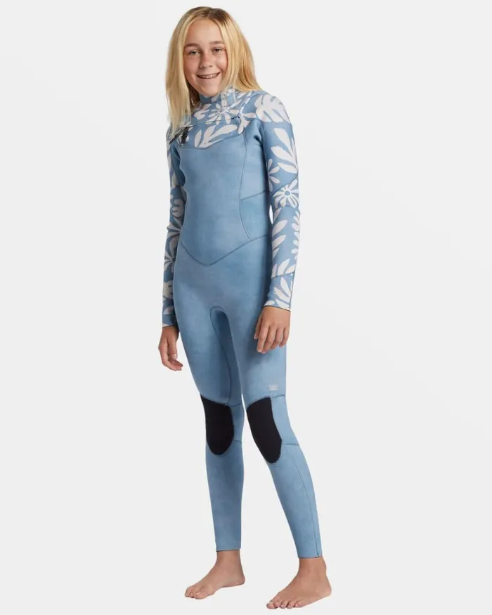 Billabong Girls039 Swim Girls 816 32mm Salty Dayz Natural Upcycler Chest Zip GBS Wetsuit Blue Shadow 8211 Women Billabong Girls039 Swim Girls 816 32mm Salty Dayz Natural Upcycler Chest Zip GBS Wetsuit Blue Shadow 8211 Women