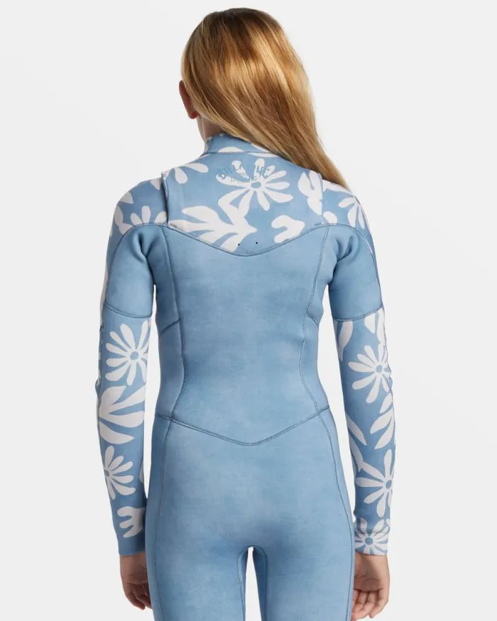 Billabong Girls039 Swim Girls 816 32mm Salty Dayz Natural Upcycler Chest Zip GBS Wetsuit Blue Shadow 8211 Women Billabong Girls039 Swim Girls 816 32mm Salty Dayz Natural Upcycler Chest Zip GBS Wetsuit Blue Shadow 8211 Women