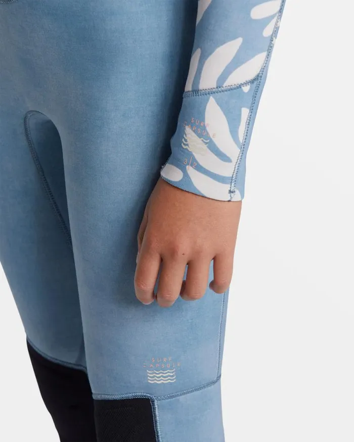 Billabong Girls039 Swim Girls 816 32mm Salty Dayz Natural Upcycler Chest Zip GBS Wetsuit Blue Shadow 8211 Women Billabong Girls039 Swim Girls 816 32mm Salty Dayz Natural Upcycler Chest Zip GBS Wetsuit Blue Shadow 8211 Women