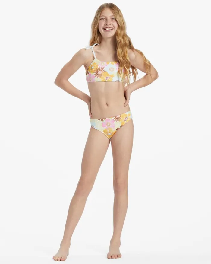 Billabong Girls039 Swim Girls Flower Power Rev Mini Crop Rashguard Swim Set Multi 8211 Women Billabong Girls039 Swim Girls Flower Power Rev Mini Crop Rashguard Swim Set Multi 8211 Women