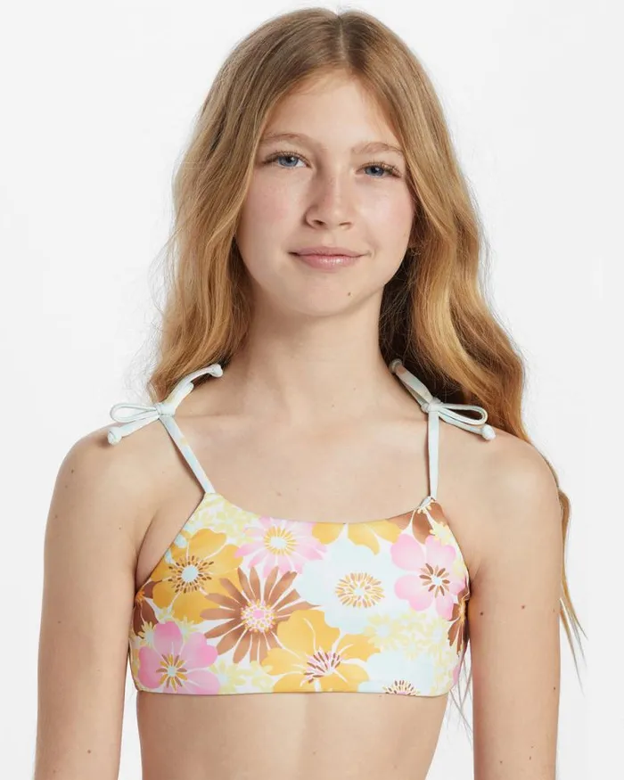 Billabong Girls039 Swim Girls Flower Power Rev Mini Crop Rashguard Swim Set Multi 8211 Women Billabong Girls039 Swim Girls Flower Power Rev Mini Crop Rashguard Swim Set Multi 8211 Women