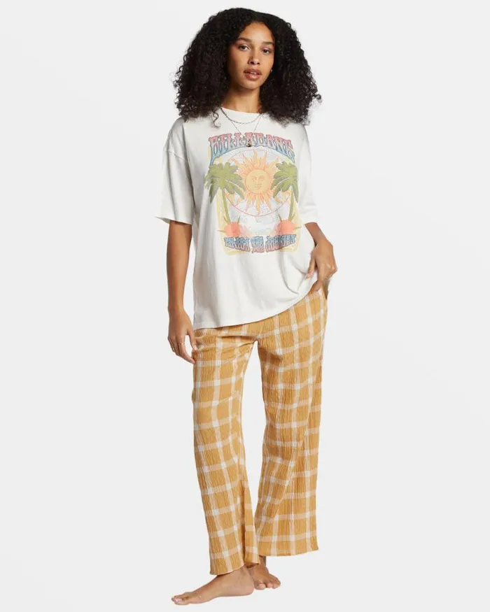 Billabong Graphic Tees and Tanks Enjoy The Journey TShirt Salt Crystal 8211 Women Billabong Graphic Tees and Tanks Enjoy The Journey TShirt Salt Crystal 8211 Women