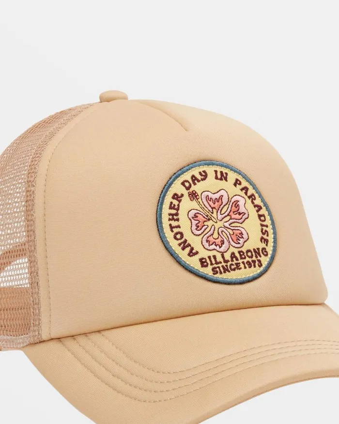 Billabong Hats and Beanies Across Waves Trucker Hat Khaki 8211 Women