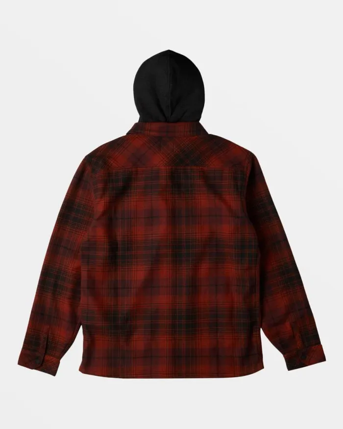 Billabong Hoodies and Fleece ADiv Furnace Bonded Long Sleeve Flannel Shirt Sangria 8211 Men Billabong Hoodies and Fleece ADiv Furnace Bonded Long Sleeve Flannel Shirt Sangria 8211 Men