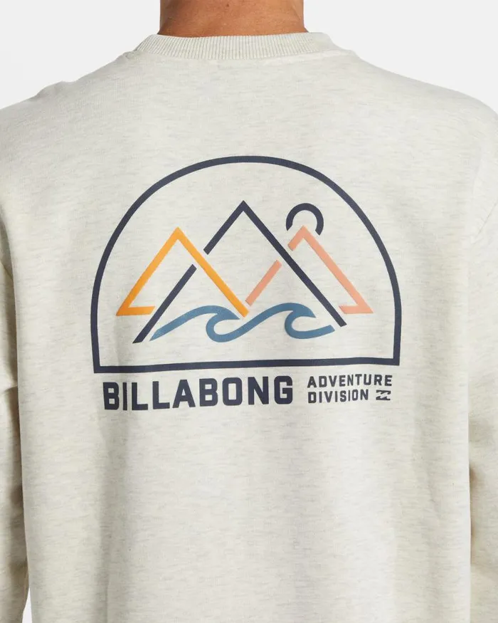 Billabong Hoodies and Fleece Compass Crewneck Sweatshirt Oatmeal Heather 8211 Men Billabong Hoodies and Fleece Compass Crewneck Sweatshirt Oatmeal Heather 8211 Men