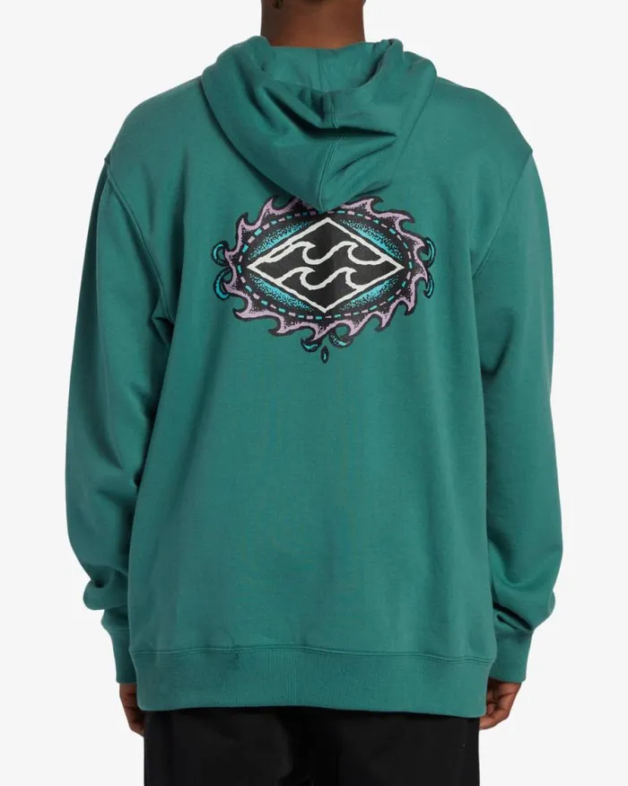 Billabong Hoodies and Fleece Short Sands Pullover Sweatshirt Billiard 8211 Men