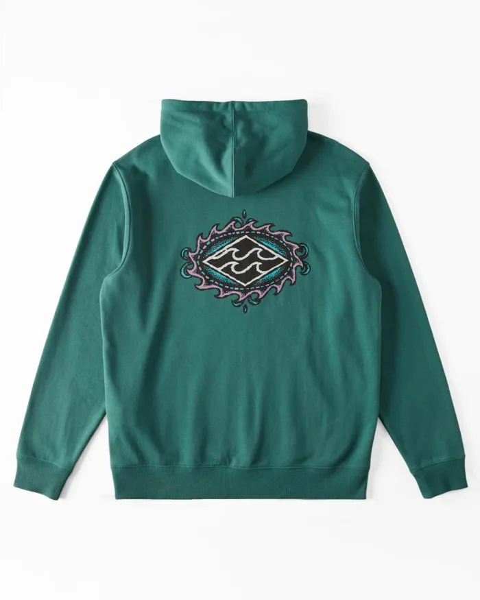Billabong Hoodies and Fleece Short Sands Pullover Sweatshirt Billiard 8211 Men