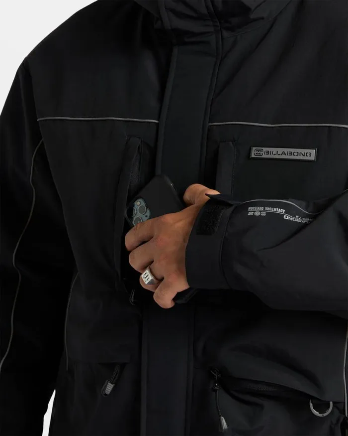 Billabong Jackets Contact Hooded Jacket Black 8211 Men