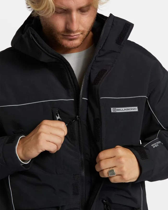 Billabong Jackets Contact Hooded Jacket Black 8211 Men