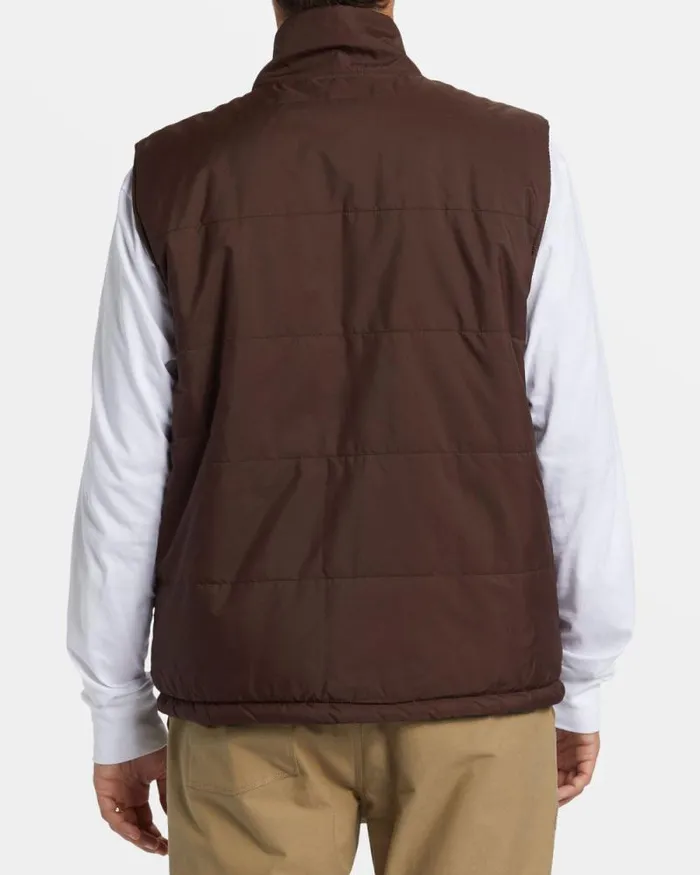 Billabong Jackets Trail Reversible Vest Java 8211 Men Billabong Jackets Trail Reversible Vest Java 8211 Men