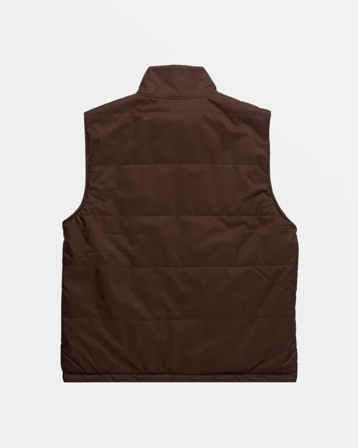 Billabong Jackets Trail Reversible Vest Java 8211 Men Billabong Jackets Trail Reversible Vest Java 8211 Men