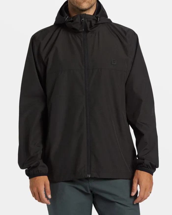 Billabong Jackets Transport Windbreaker Jacket Black 8211 Men