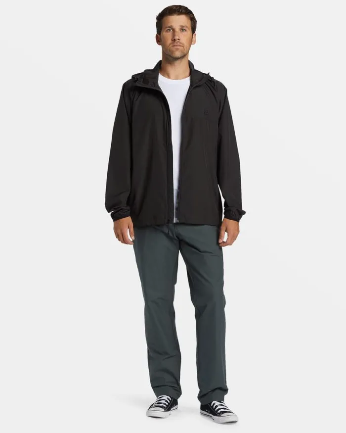 Billabong Jackets Transport Windbreaker Jacket Black 8211 Men Billabong Jackets Transport Windbreaker Jacket Black 8211 Men