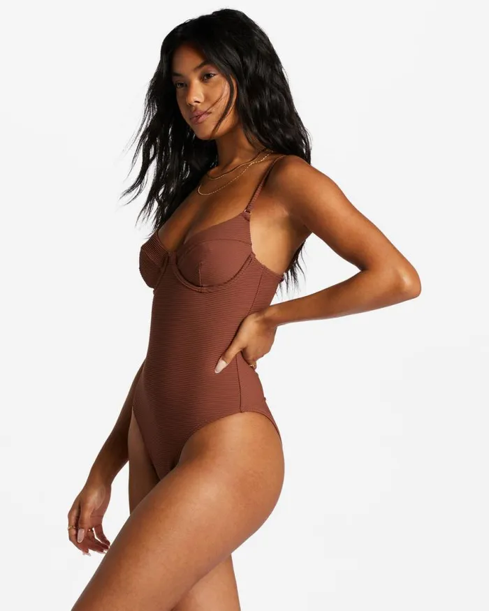 Billabong One Pieces Tanlines OnePiece Swimsuit Mocha 8211 Women