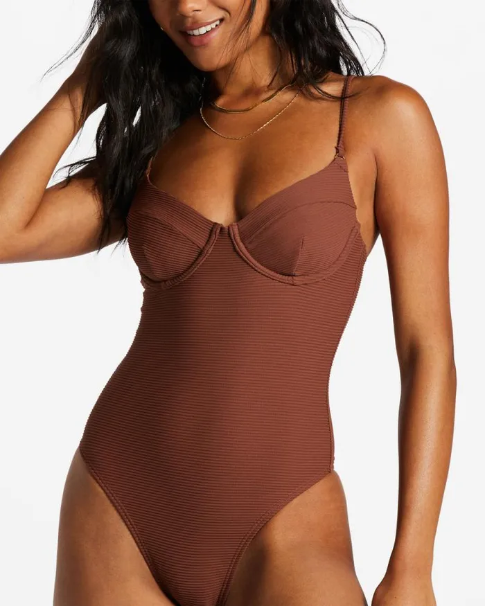Billabong One Pieces Tanlines OnePiece Swimsuit Mocha 8211 Women