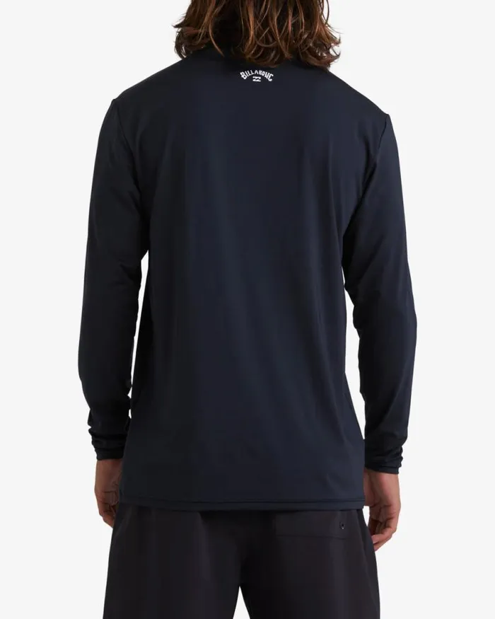 Billabong Rashguards and Surf Tees All Day Wave Loose Fit Long Sleeve Surf Tee Black 8211 Men Billabong Rashguards and Surf Tees All Day Wave Loose Fit Long Sleeve Surf Tee Black 8211 Men