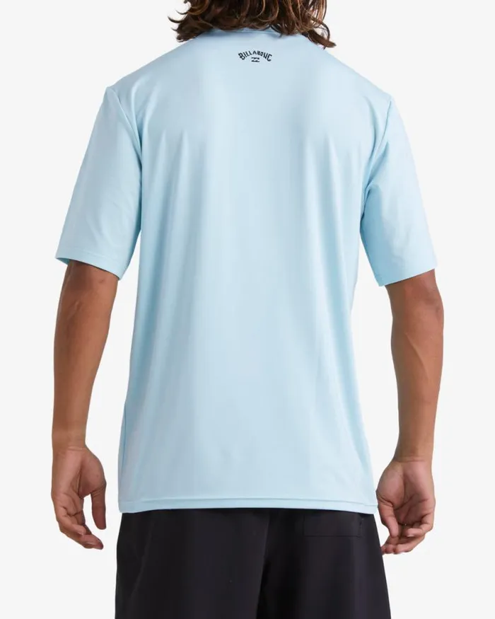 Billabong Rashguards and Surf Tees All Day Wave Loose Fit Short Sleeve Surf Tee Coastal 8211 Men Billabong Rashguards and Surf Tees All Day Wave Loose Fit Short Sleeve Surf Tee Coastal 8211 Men