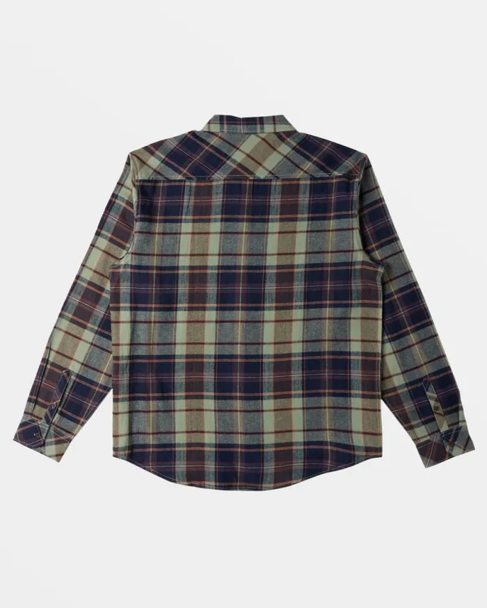 Billabong Shirts Coastline Long Sleeve Flannel Shirt Fern 8211 Men
