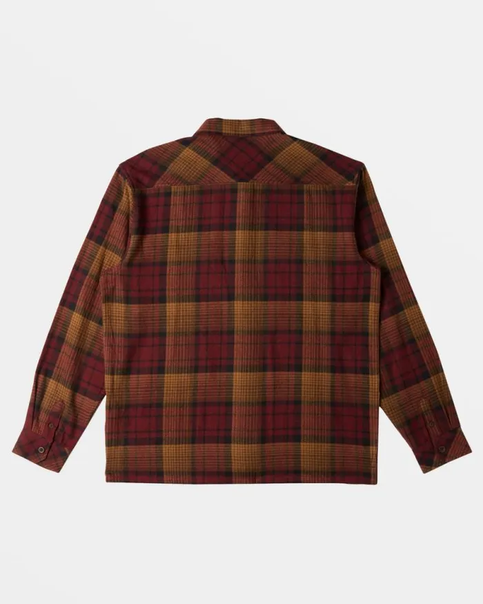Billabong Shirts Offshore Long Sleeve Flannel Shirt Port 8211 Men Billabong Shirts Offshore Long Sleeve Flannel Shirt Port 8211 Men