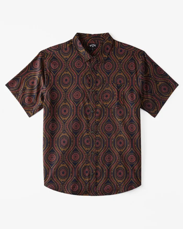 Billabong Shirts Sundays Short Sleeve Shirt Rust 8211 Men Billabong Shirts Sundays Short Sleeve Shirt Rust 8211 Men