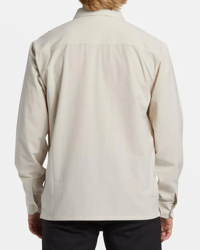 Billabong Shirts Surftrek Long Sleeve Shirt Cream 8211 Men