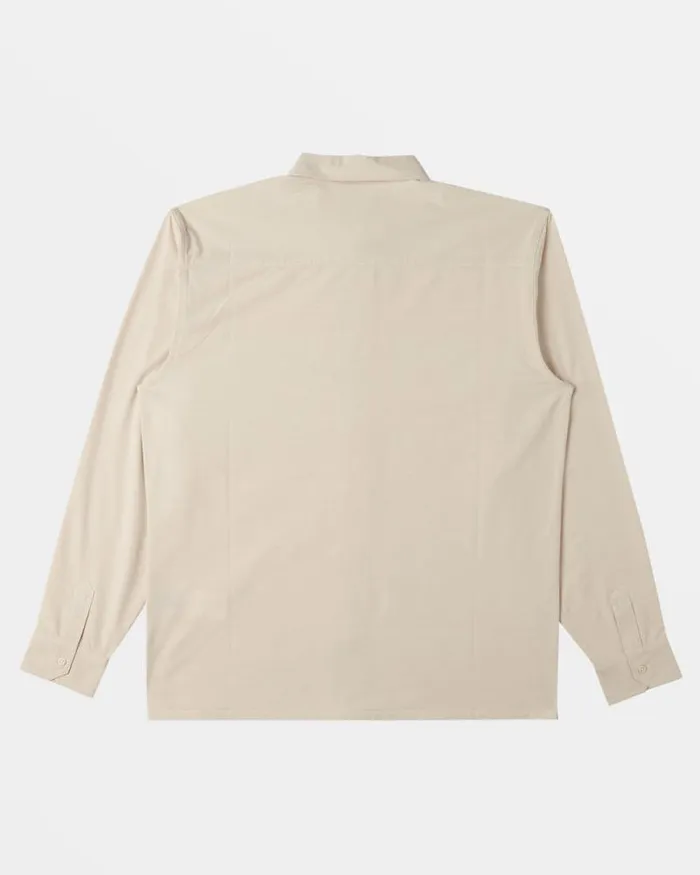 Billabong Shirts Surftrek Long Sleeve Shirt Cream 8211 Men