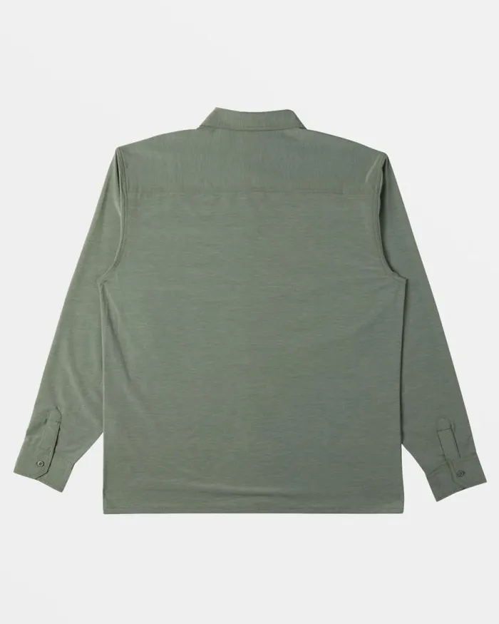Billabong Shirts Surftrek Long Sleeve Shirt Fern 8211 Men