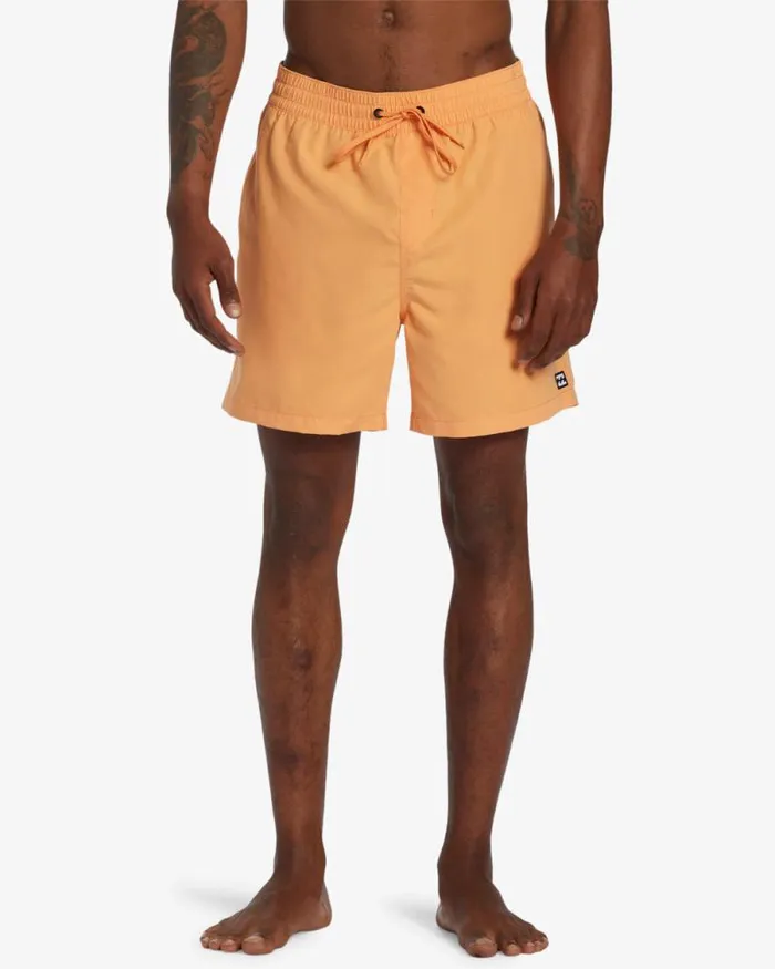 Billabong Short Length 16034 8211 175034 All Day Layback 16034 Swim Trunks Melon 8211 Men