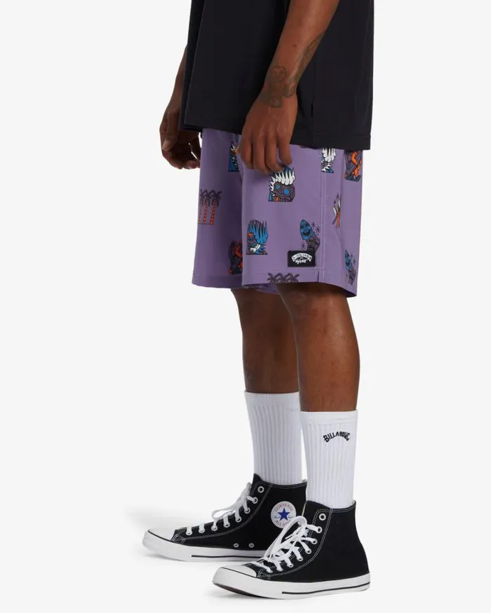 Billabong Short Length 16034 8211 175034 Turn The Tide Layback 17034 Swim Trunks Purple Haze 8211 Men Billabong Short Length 16034 8211 175034 Turn The Tide Layback 17034 Swim Trunks Purple Haze 8211 Men