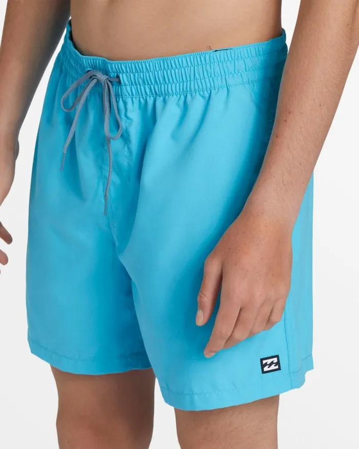 Billabong Shorts All Day Layback 16034 Swim Trunks Cyan 8211 Men