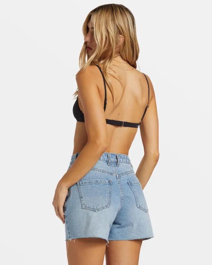 Billabong Shorts Riley CutOff Denim Shorts Faded Indigo Fray 8211 Women Billabong Shorts Riley CutOff Denim Shorts Faded Indigo Fray 8211 Women