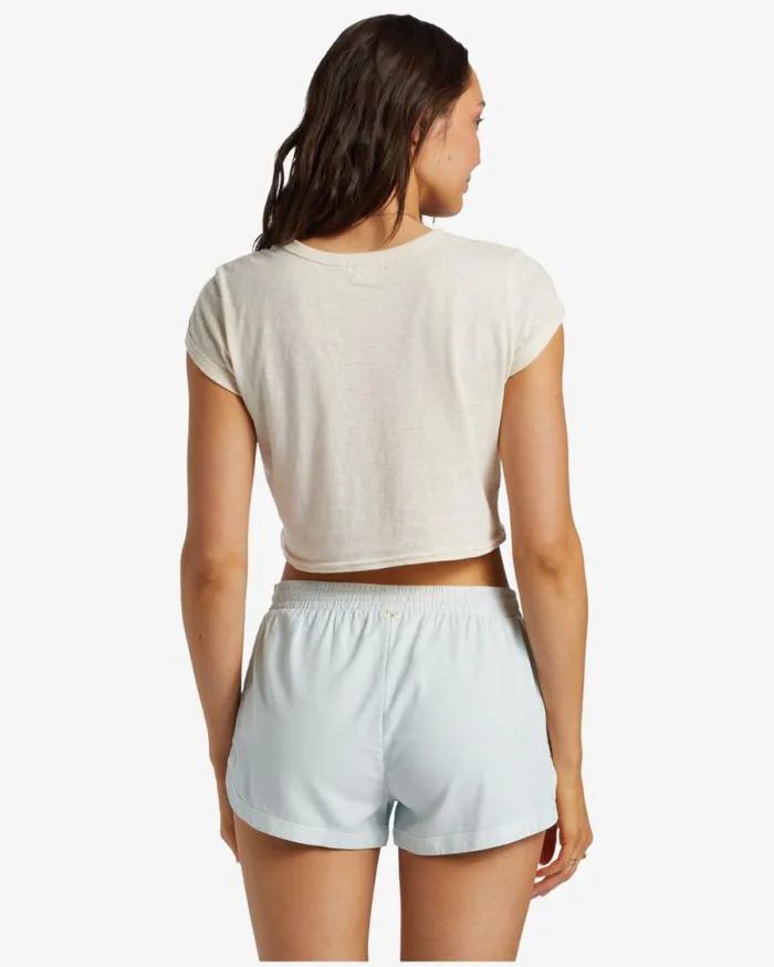 Billabong Shorts Road Trippin Elastic Waist Shorts Dusk Blue 8211 Women Billabong Shorts Road Trippin Elastic Waist Shorts Dusk Blue 8211 Women