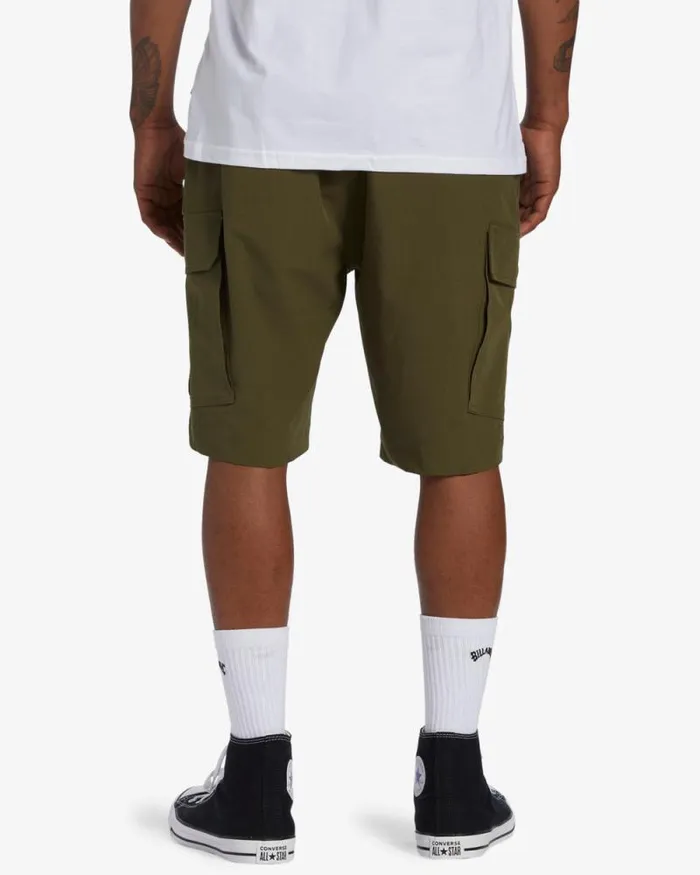 Billabong Shorts Surftrek Transport 19034 Cargo Shorts Military 8211 Men Billabong Shorts Surftrek Transport 19034 Cargo Shorts Military 8211 Men