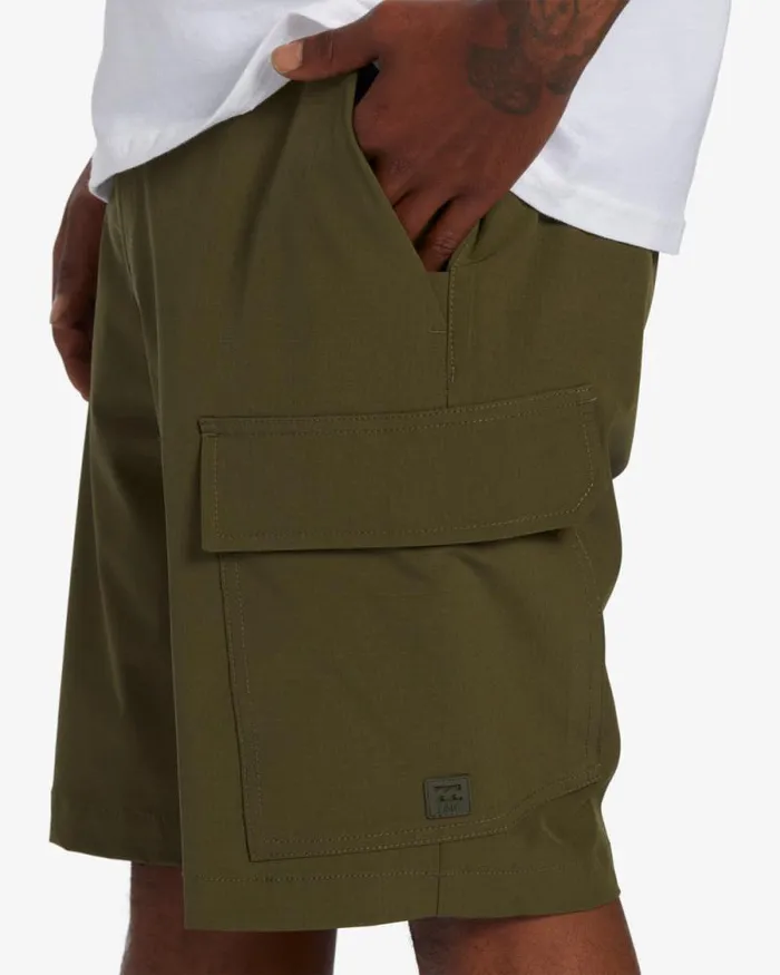 Billabong Shorts Surftrek Transport 19034 Cargo Shorts Military 8211 Men Billabong Shorts Surftrek Transport 19034 Cargo Shorts Military 8211 Men