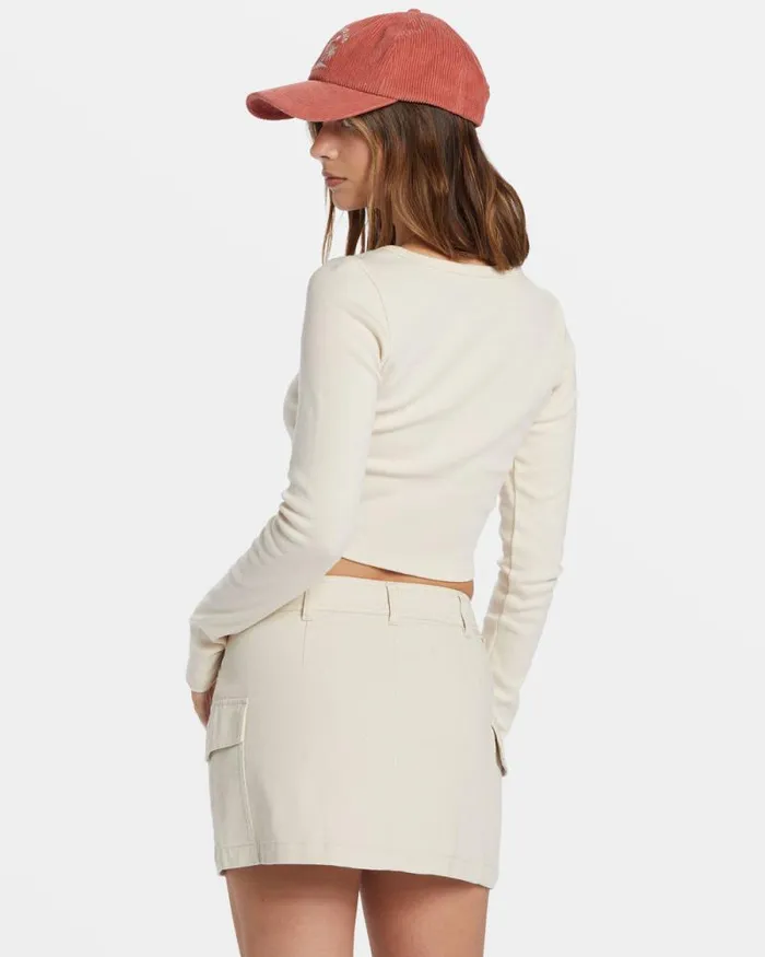 Billabong Skirts Hilary Cargo Skirt White Cap 8211 Women