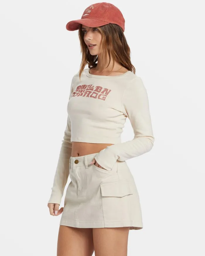 Billabong Skirts Hilary Cargo Skirt White Cap 8211 Women