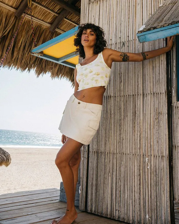 Billabong Skirts Hilary Cargo Skirt White Cap 8211 Women