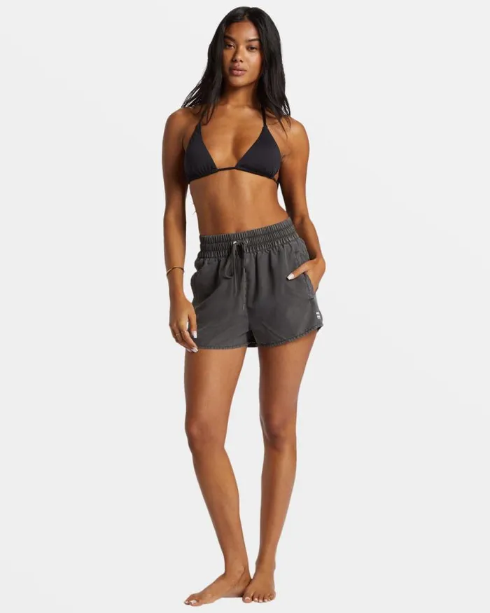 Billabong Sol Searcher Swim Sol Searcher New Elastic Waist Swim Trunks Black Pebble 8211 Women Billabong Sol Searcher Swim Sol Searcher New Elastic Waist Swim Trunks Black Pebble 8211 Women
