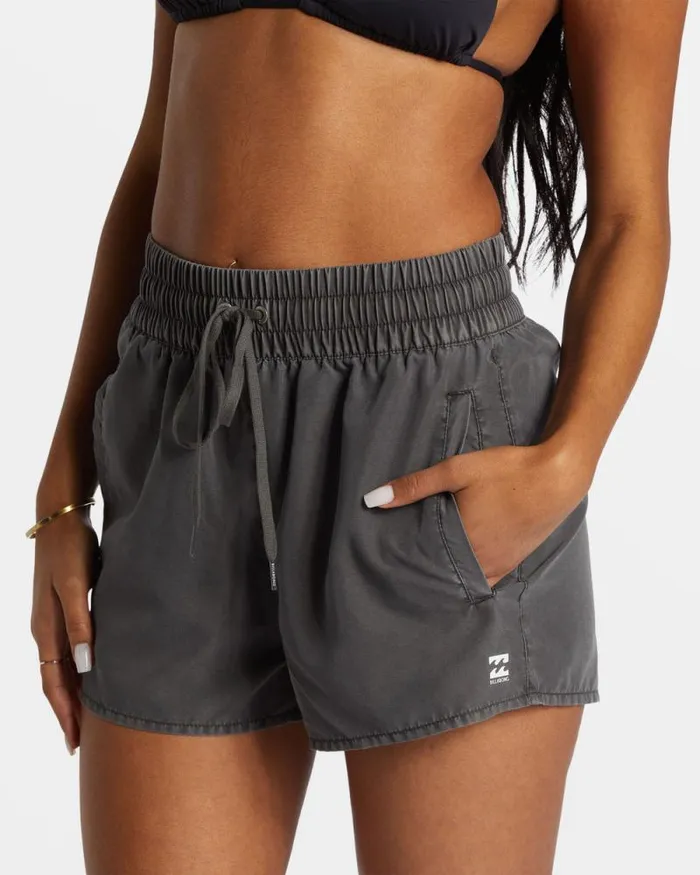 Billabong Sol Searcher Swim Sol Searcher New Elastic Waist Swim Trunks Black Pebble 8211 Women Billabong Sol Searcher Swim Sol Searcher New Elastic Waist Swim Trunks Black Pebble 8211 Women