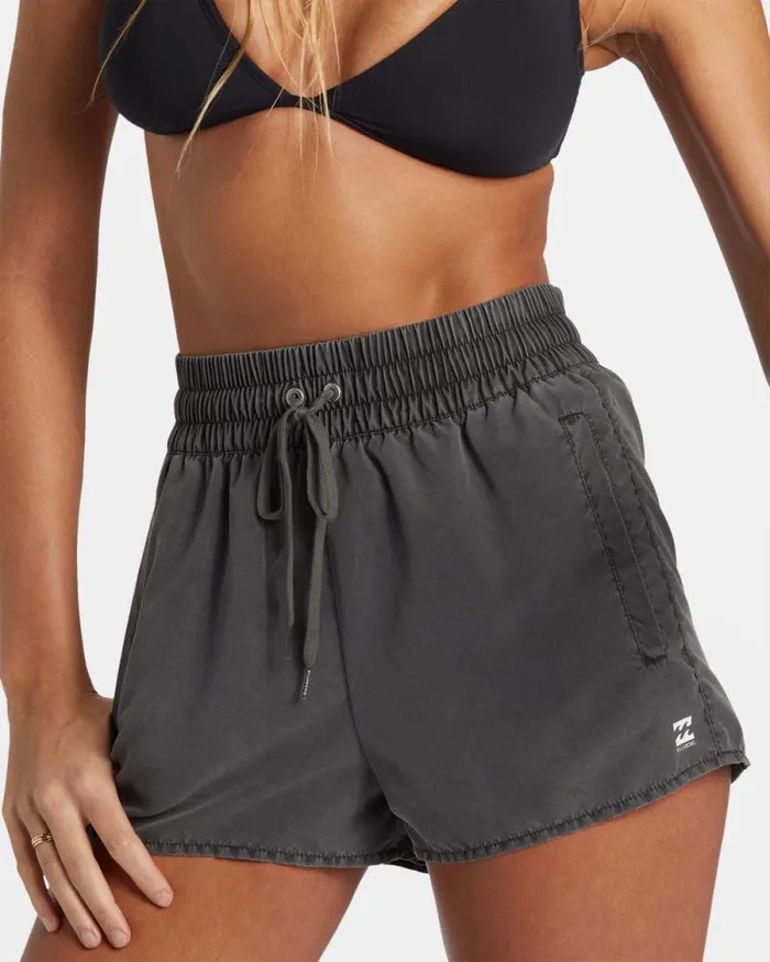 Billabong Sol Searcher Swim Sol Searcher New Elastic Waist Swim Trunks Black Pebble 8211 Women Billabong Sol Searcher Swim Sol Searcher New Elastic Waist Swim Trunks Black Pebble 8211 Women