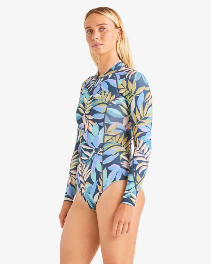 Billabong Springsuits Salty Dayz Long Sleeve Spring Wetsuit Indigo Ocean 8211 Women Billabong Springsuits Salty Dayz Long Sleeve Spring Wetsuit Indigo Ocean 8211 Women